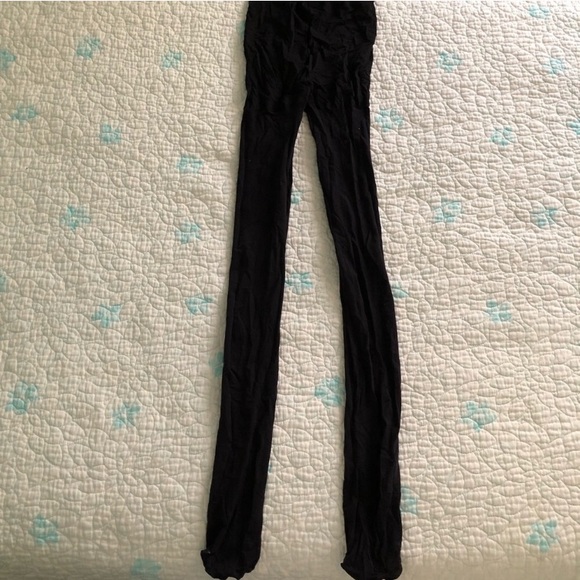 Set of solid brown & black tights - Picture 2 of 3